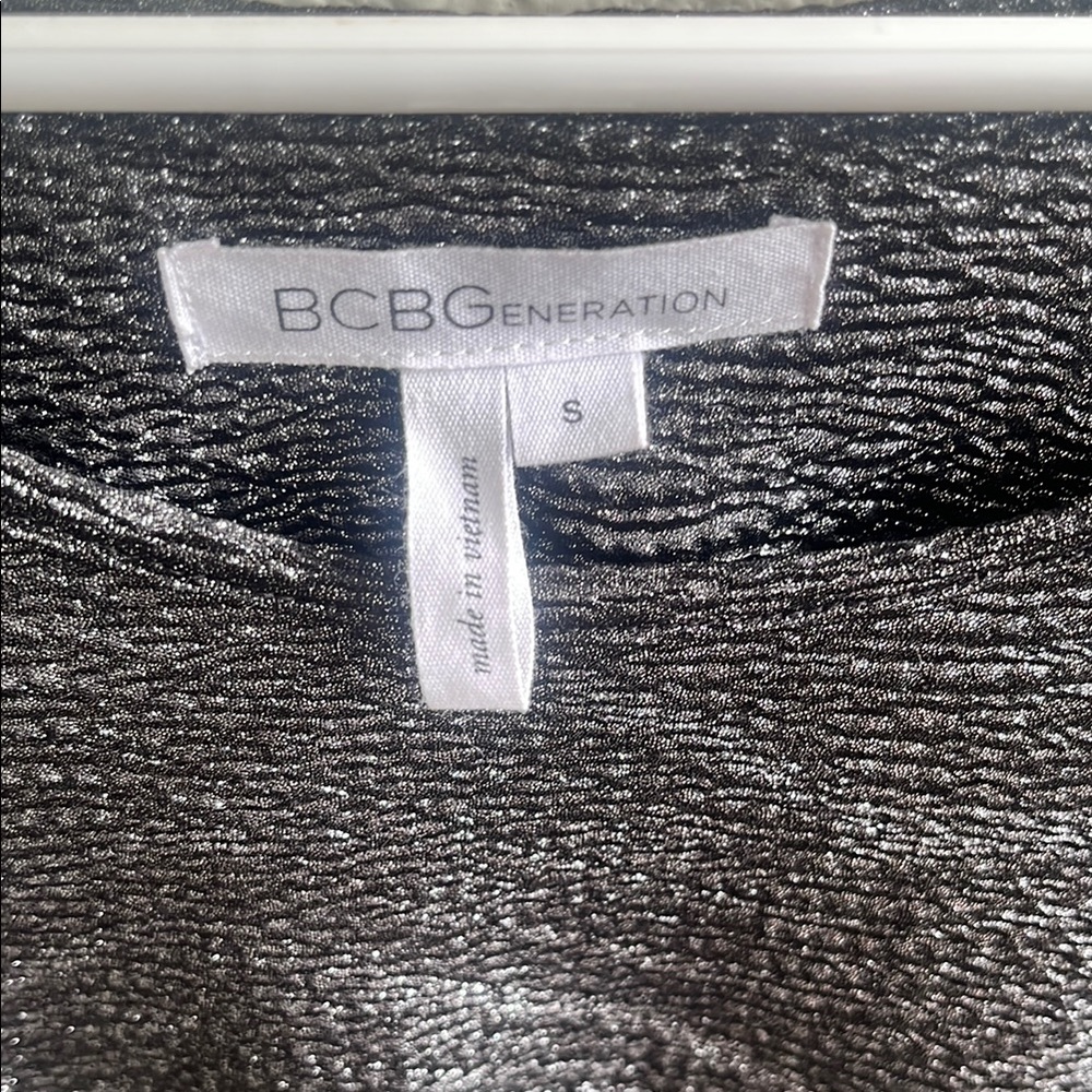 Bcbgeneration Black Metallic Blouse - image 2